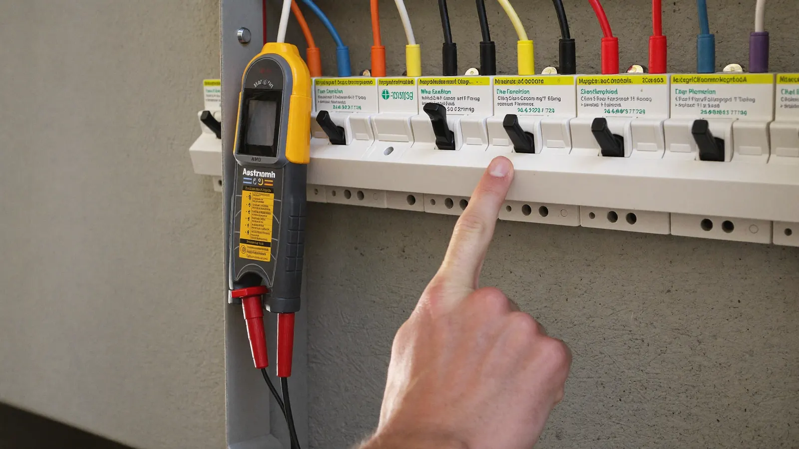 Australian safety switch testing during an Adelaide electrical inspection