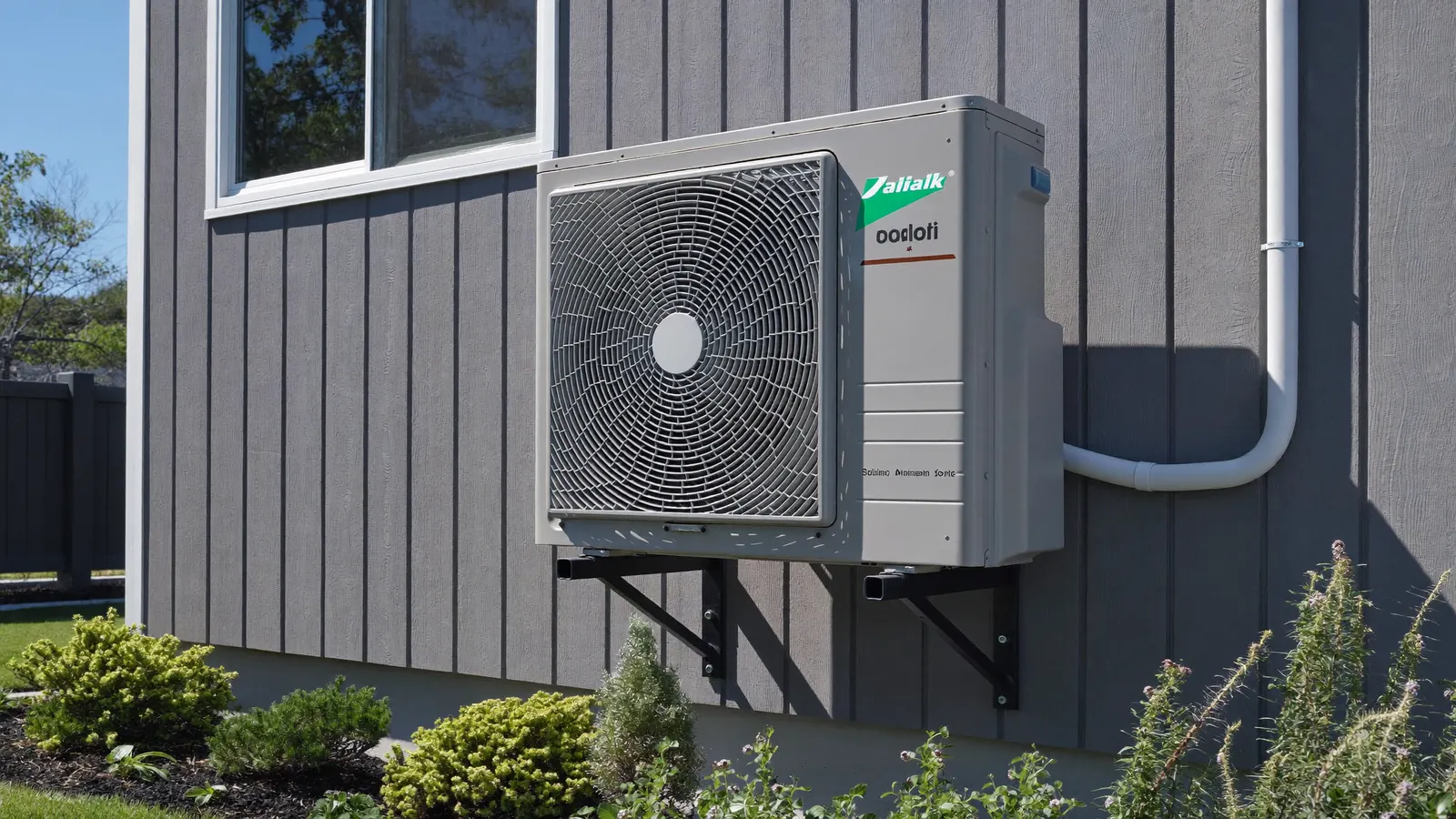 Daikin outdoor air conditioning unit installed neatly at an Adelaide home