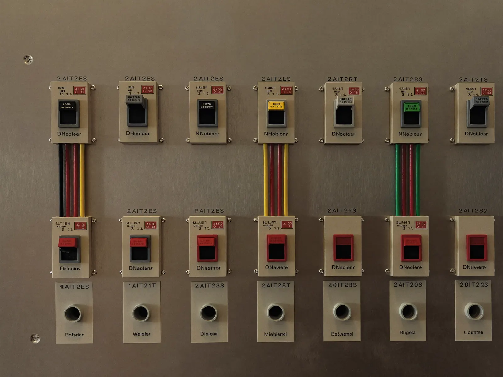 Modern Australian switchboard with spare capacity reserved for a future battery