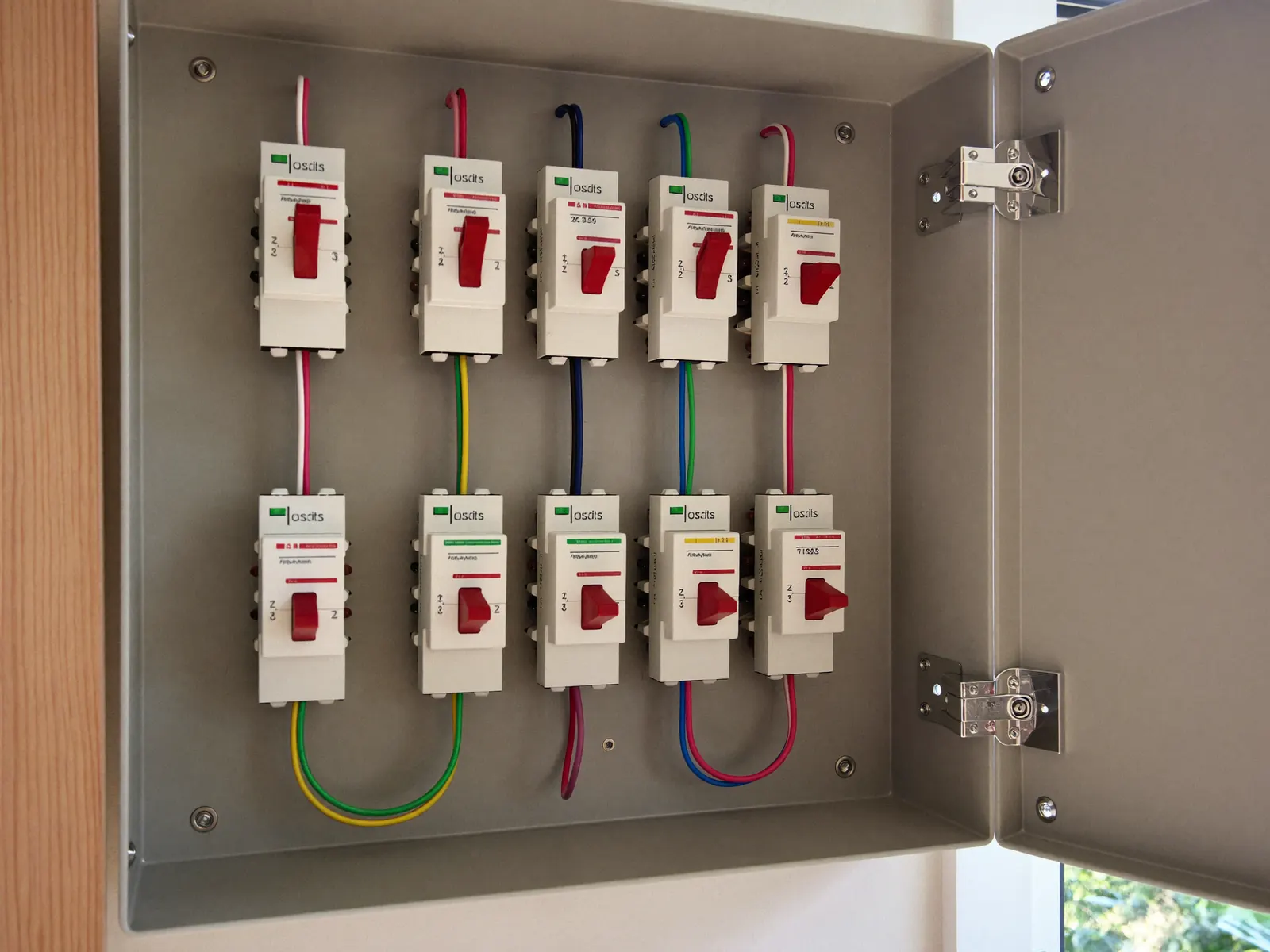 Modern labelled switchboard installed by a licensed Adelaide electrician